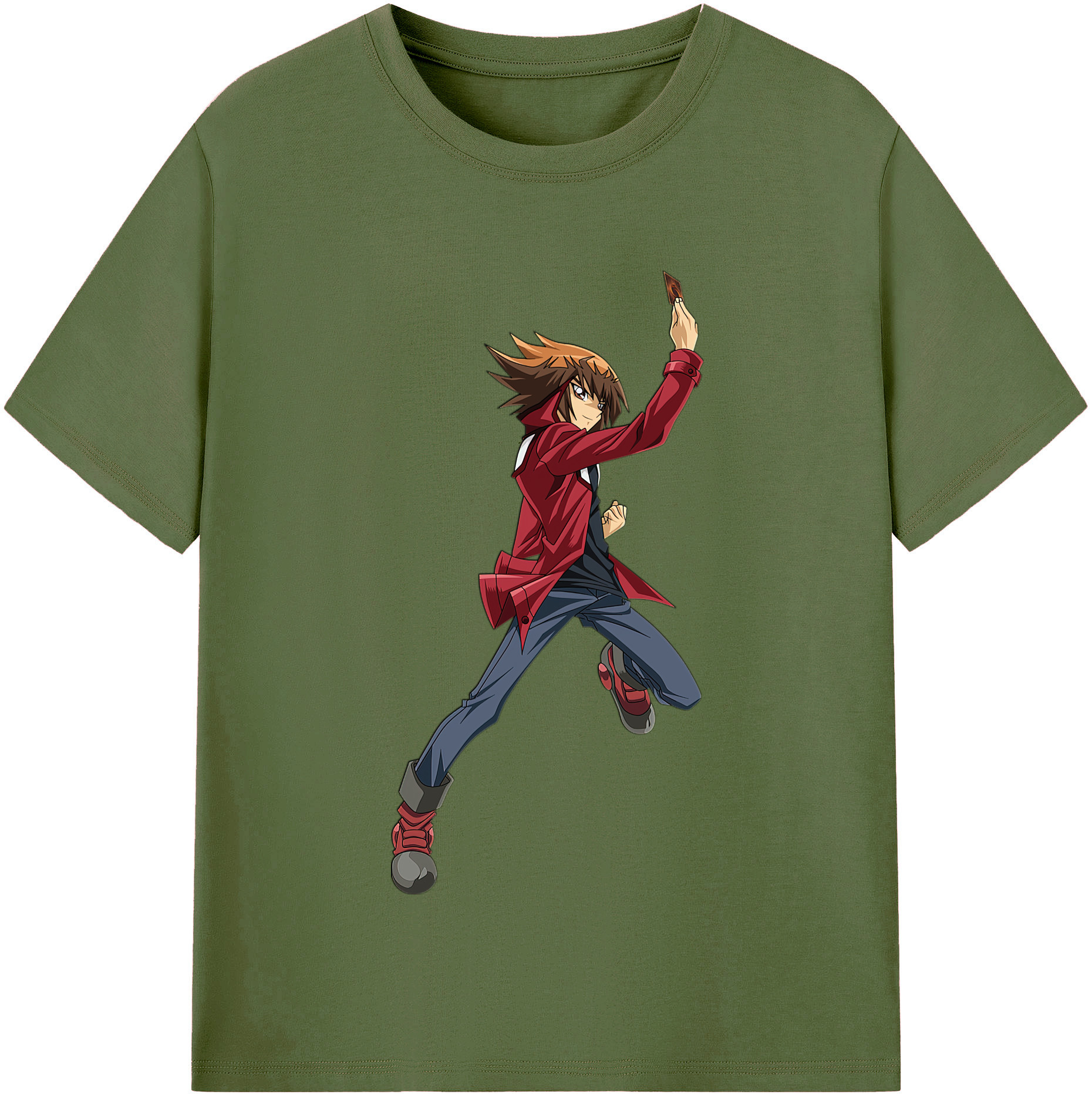 （画像用） 遊☆戯☆王 Yu-Gi-Oh! 綿100％半袖Tシャツ（フロントプリント）